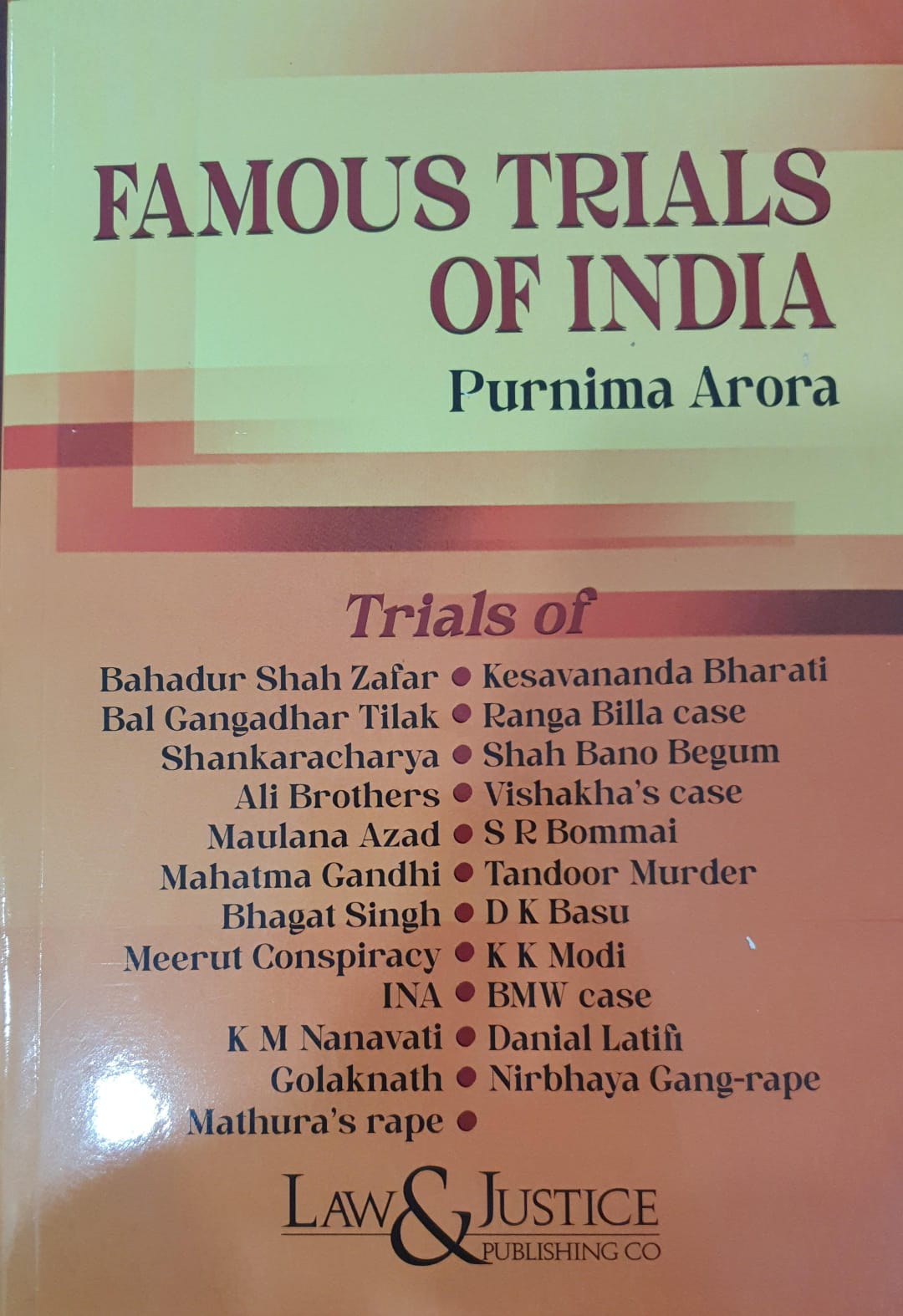 Famous Trials Of India